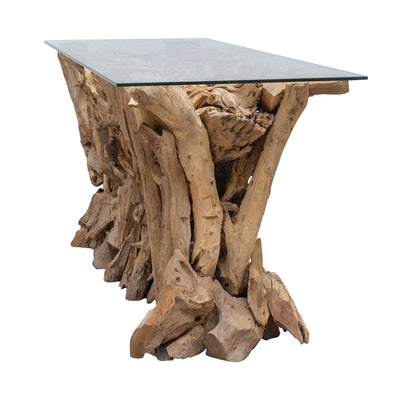 Teak Root Console Table, 2 Cartons (6602214768736)