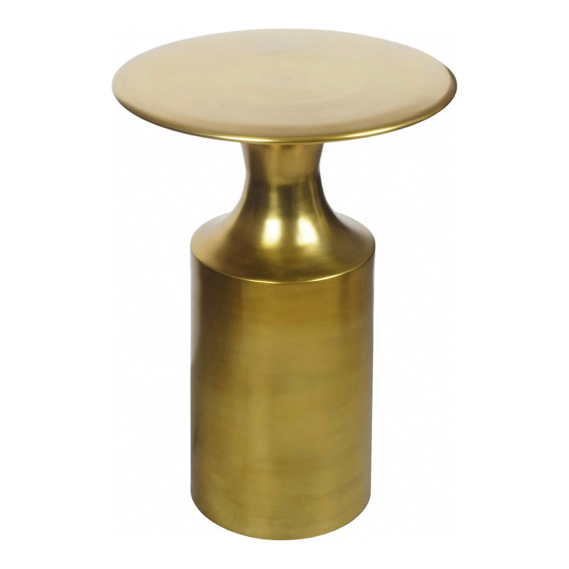 Rassa Polished Gold Accent Table Accent & End Tables| Moe's Home