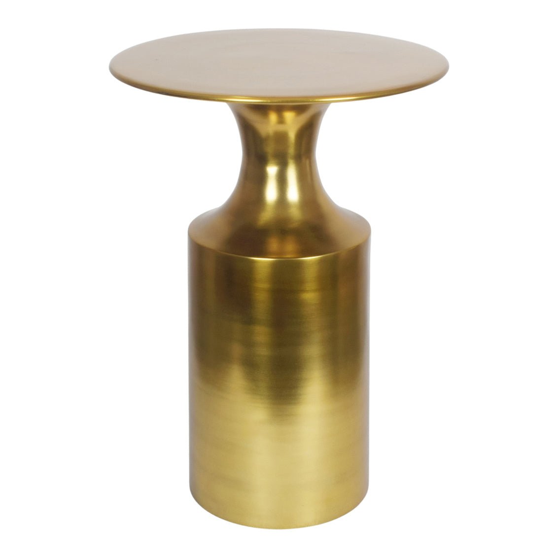 Rassa Polished Gold Accent Table Accent & End Tables| Moe's Home