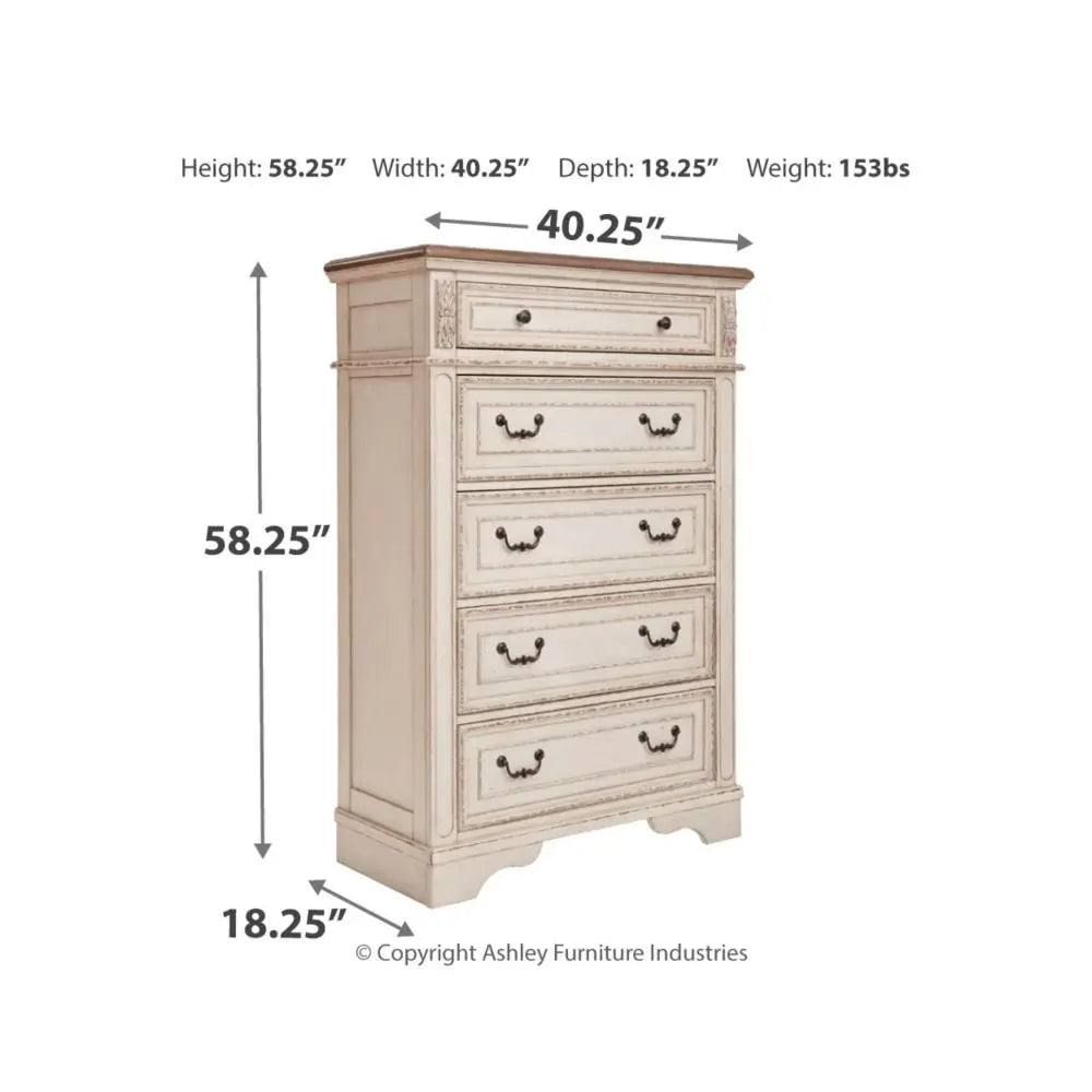 Realyn Chest of Drawers Cabinets & Chests| Ashley Homestore