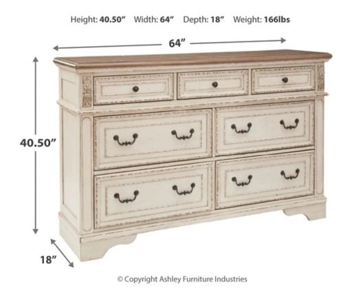 Realyn King bedroom Sleigh Package - Al Rugaib Furniture