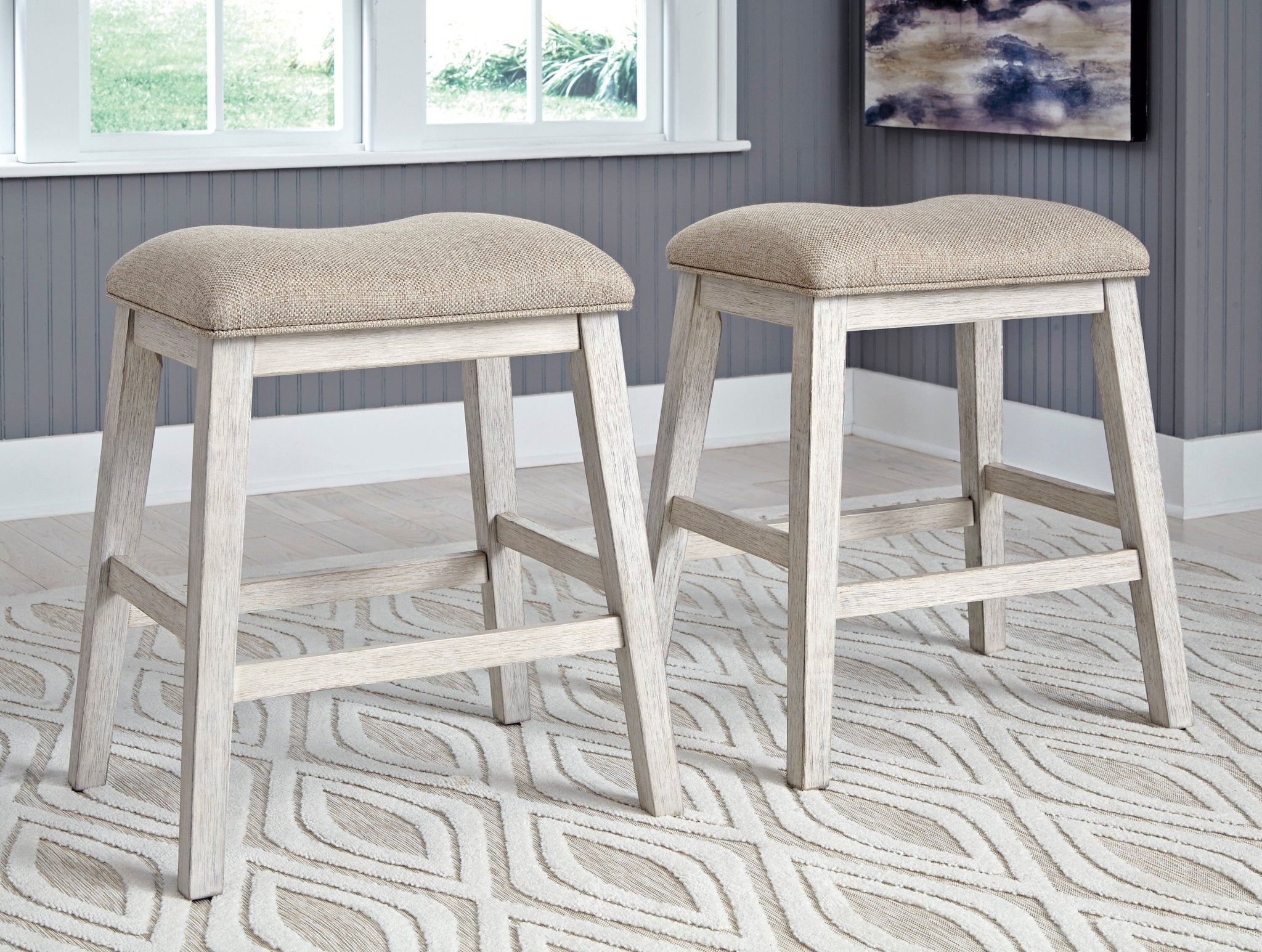RECT Counter Table w/Storage + 4 Chairs Dining Room Sets| Ashley Homestore
