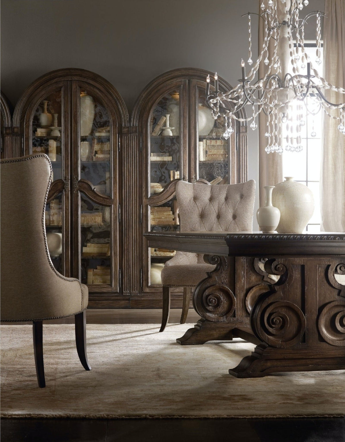 Rhapsody Bunching Curio Cabinets & Chests| Hooker
