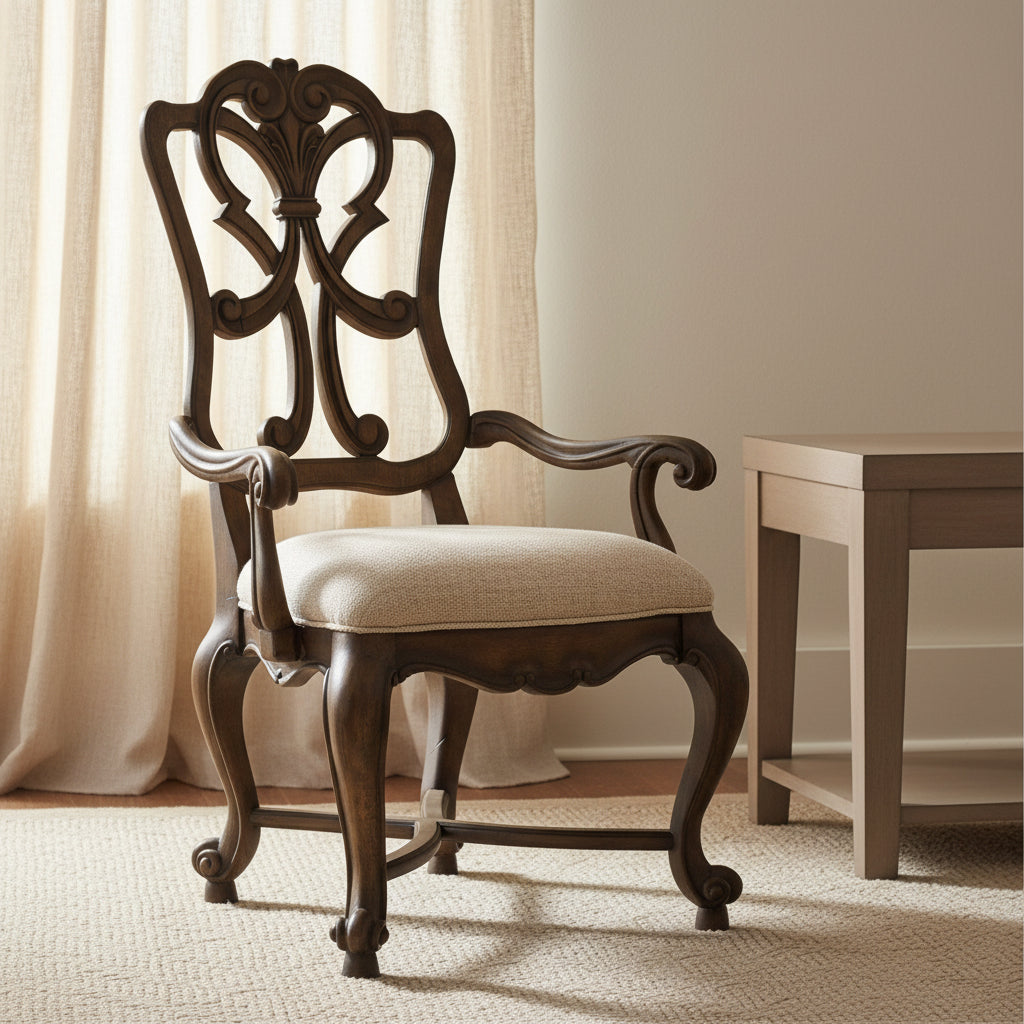 Rhapsody Wood Back Arm Chair - 2 per carton/price ea Chairs| Hooker