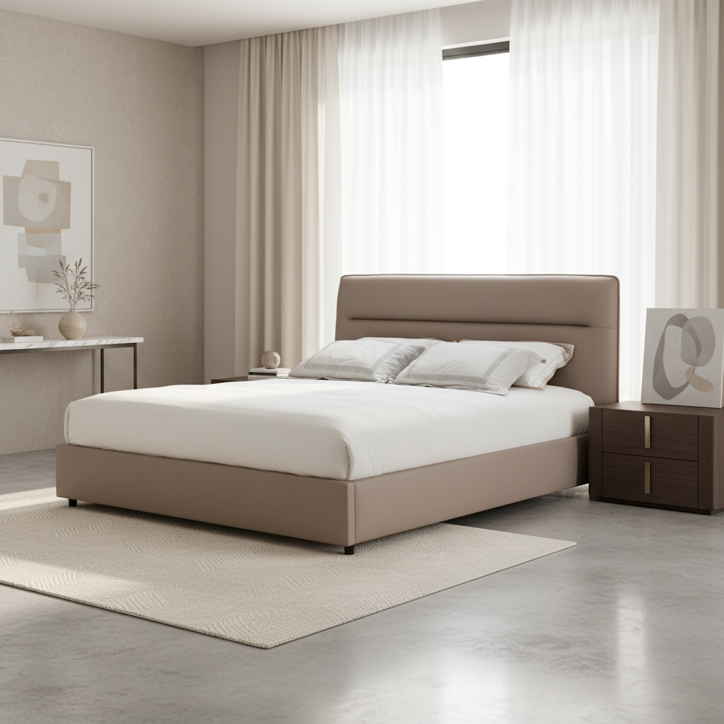 RM Light Brown Bed Beds| Roots Furniture
