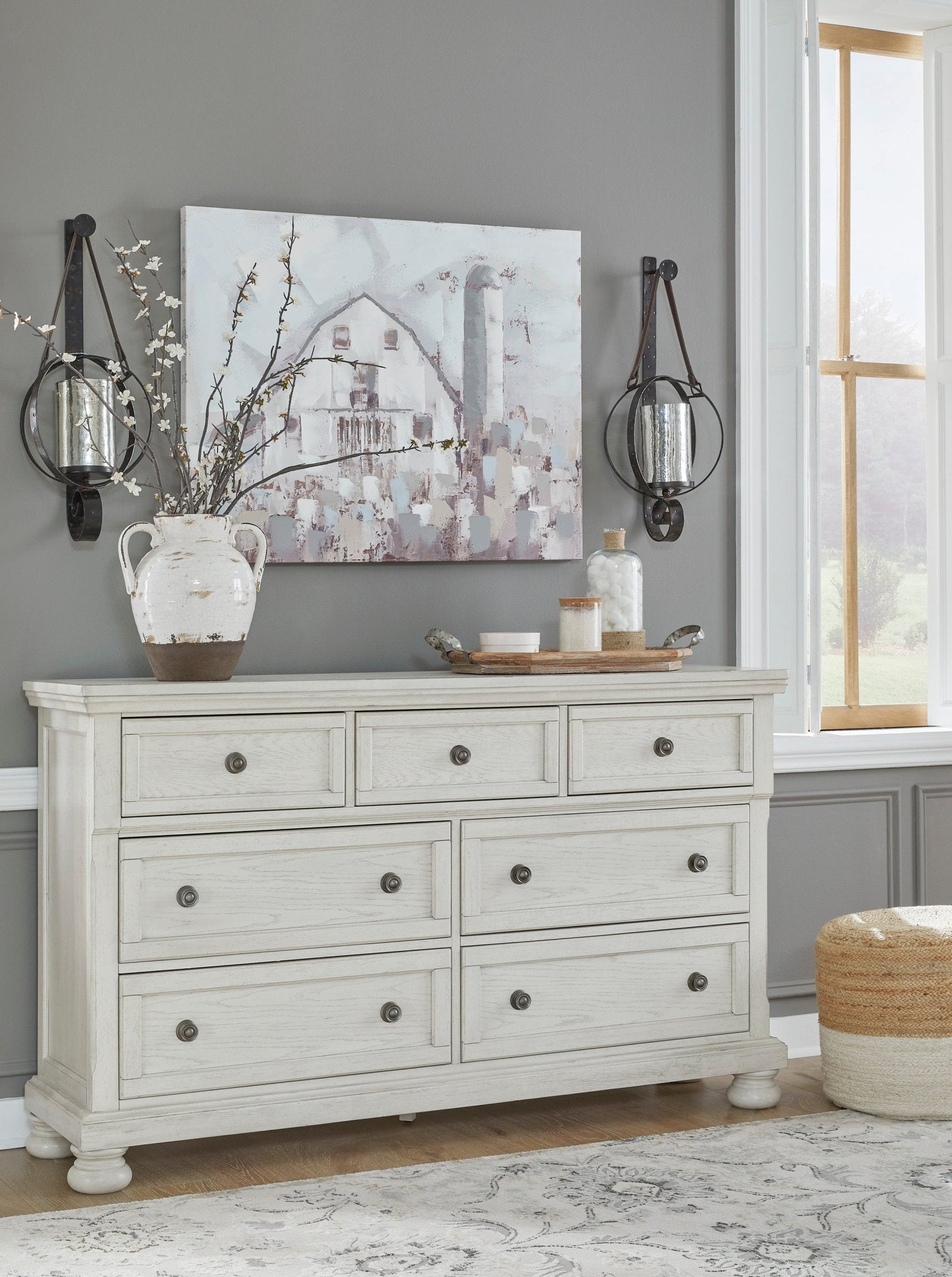 Robbinsdale King Sleigh No Chest Bedroom Sets| Ashley Homestore