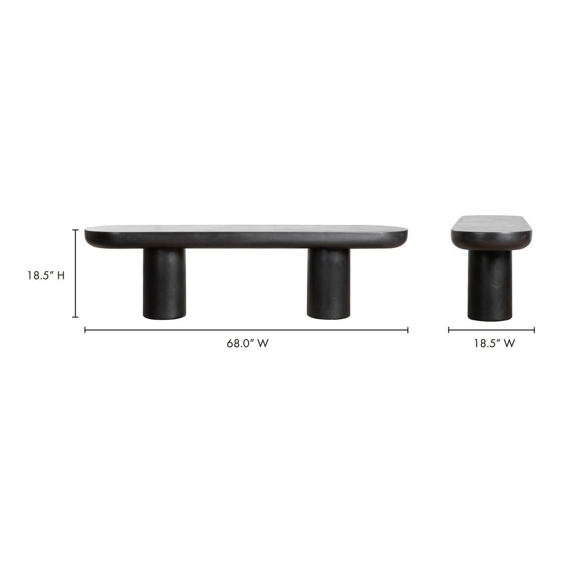 Rocca Bench Outdoor Living| Moe's Home