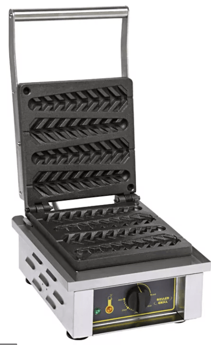 Roller Grill GES 23 - Professional Electric Waffle Iron for Waffle on Sticks Electric Presses| Roller Grill