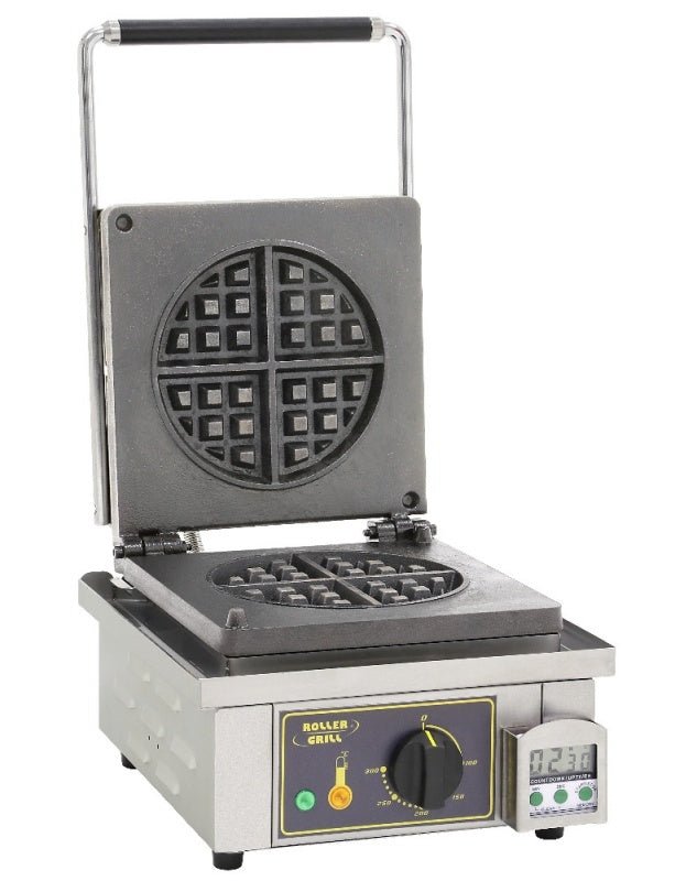 Roller Grill GES 75 Single 4 Piece Round Waffle Iron - GP310 Electric Presses| Roller Grill