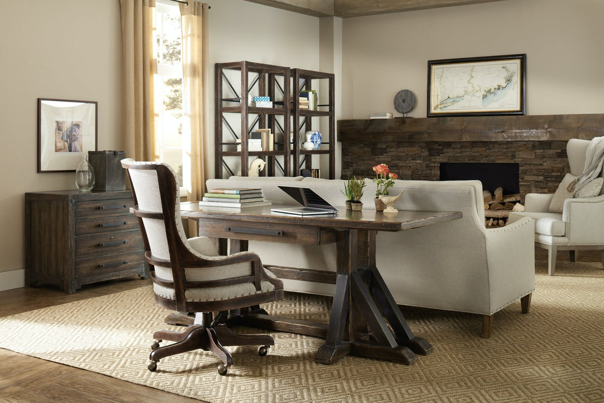 Roslyn County Deconstructed Tilt Swivel Chair Chairs| Hooker