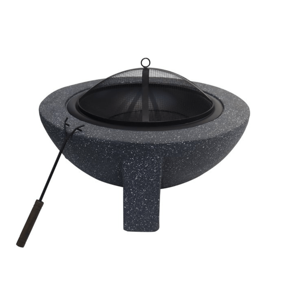 Round Firepit Dark Gray - L74XW74xH43CM Outdoor Firepits| Roots Furniture