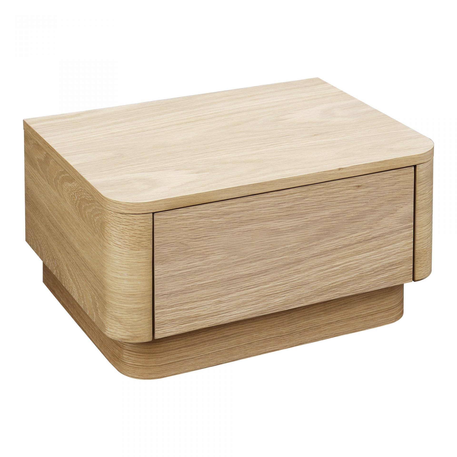 Round Off Nightstand Oak Nightstands| Moe's Home