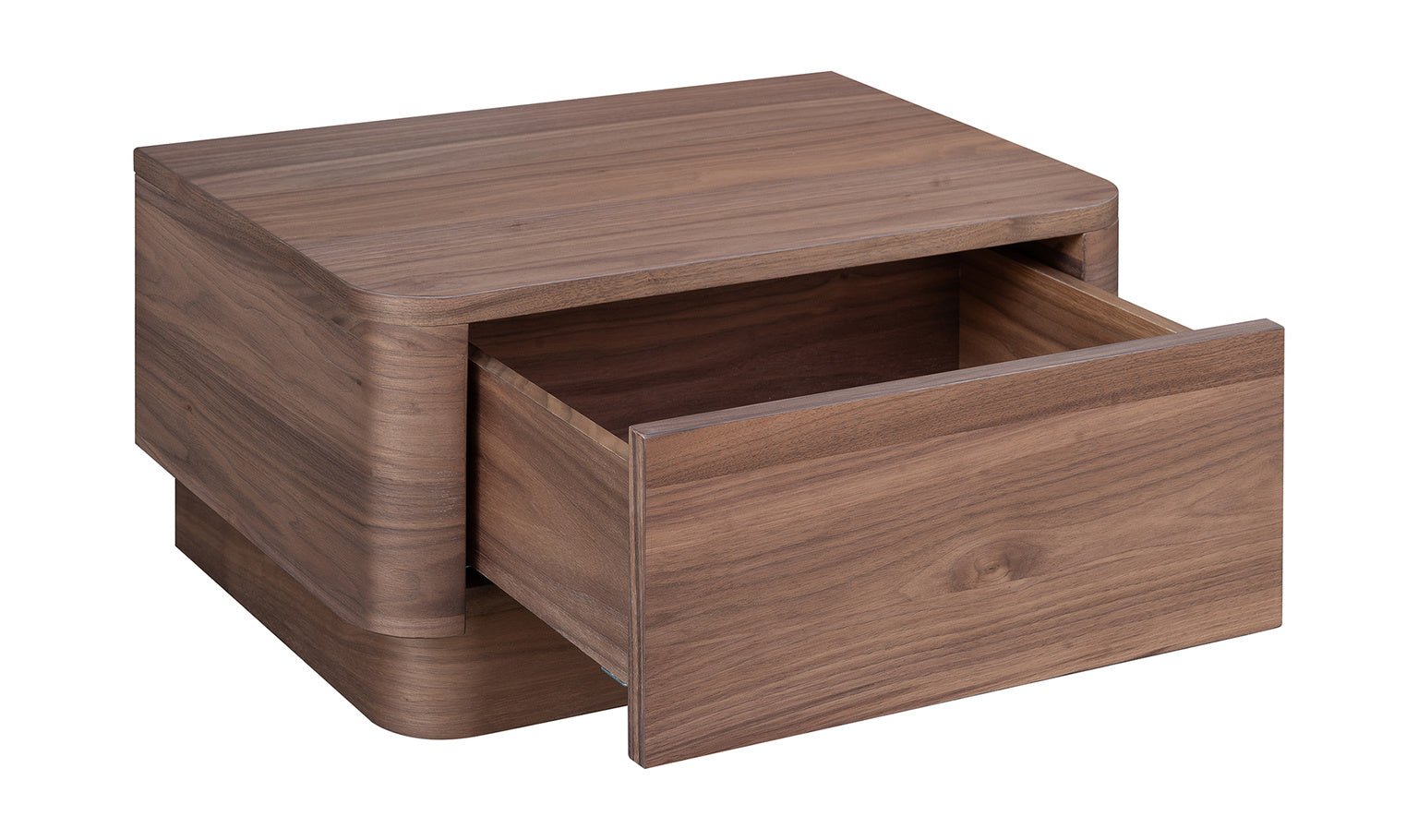 Round Off Nightstand Walnut Nightstands| Moe's Home