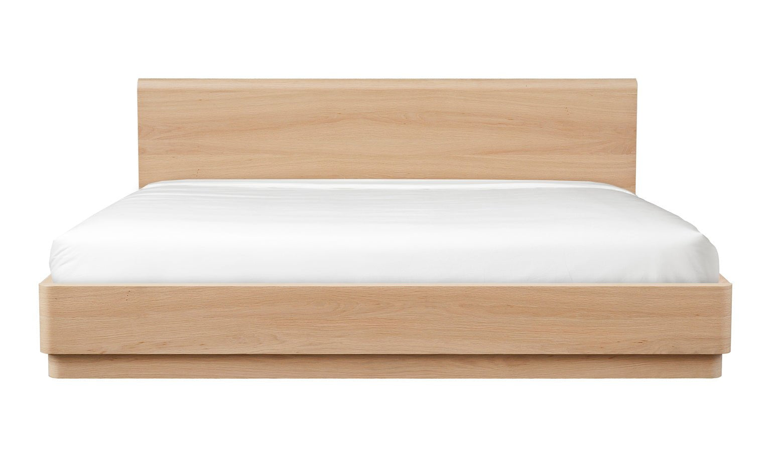 Round Off Queen Bed Oak Beds| Moe's Home