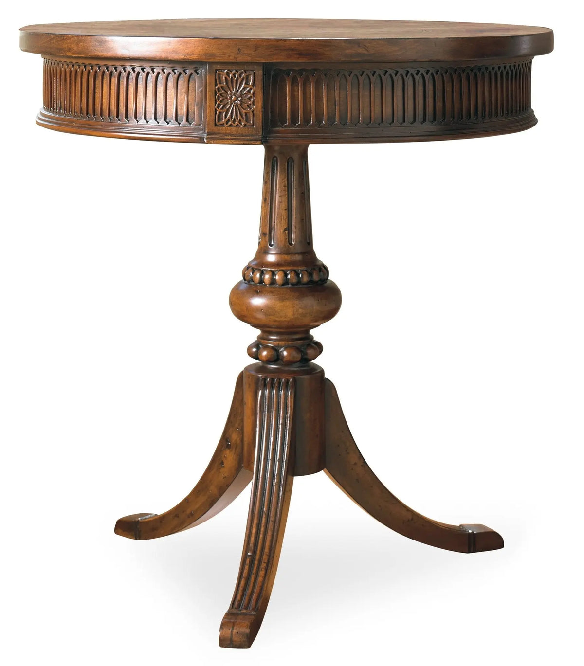 Round Pedestal Accent Table Accent & End Tables| Hooker