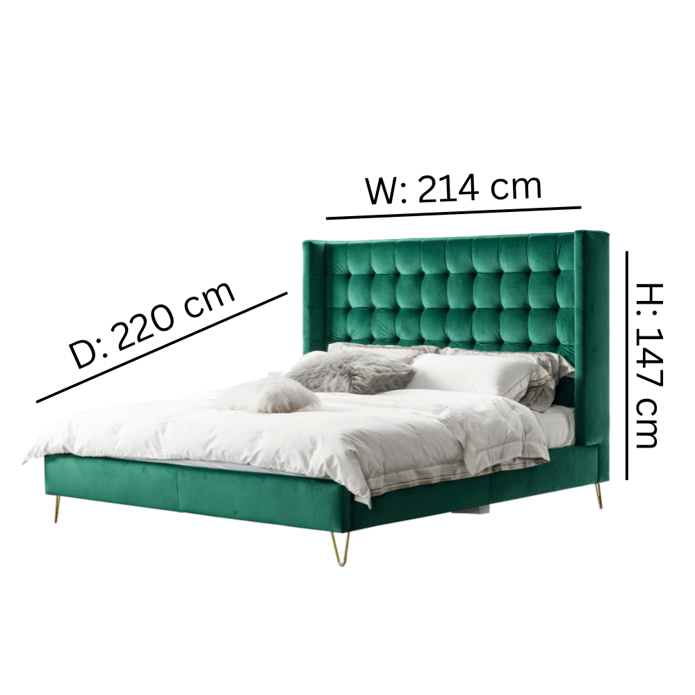 Royal Green Bed Beds| Roots Furniture