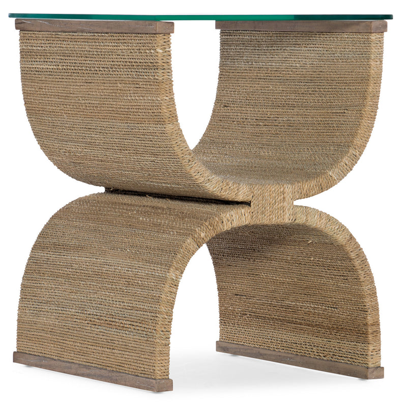 Lenny Woven End Table - Al Rugaib Furniture (4688808116320)