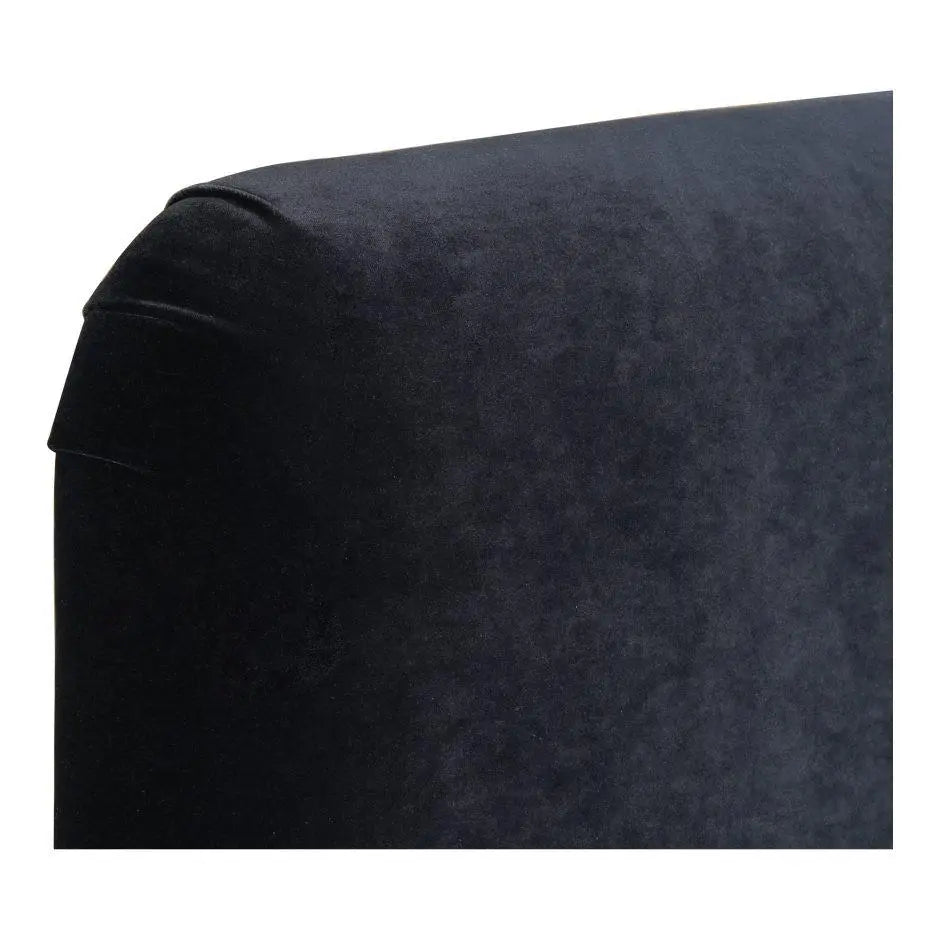 Samara King Bed Blue Velvet Beds| Moe's Home