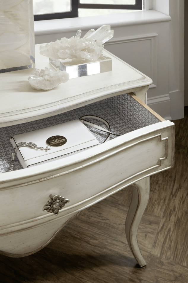 Sanctuary Coco En Blanc Nightstand Nightstands| Hooker