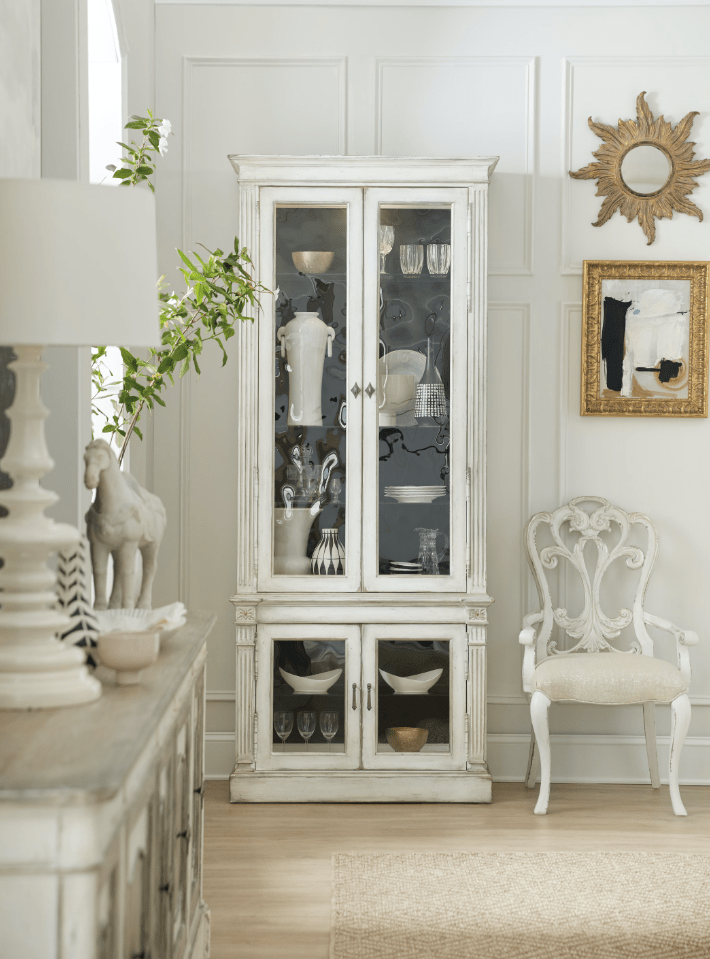 Sanctuary Display Cabinet Blanc Cabinets & Chests| Hooker