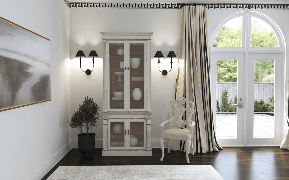 Sanctuary Display Cabinet Blanc Cabinets & Chests| Hooker