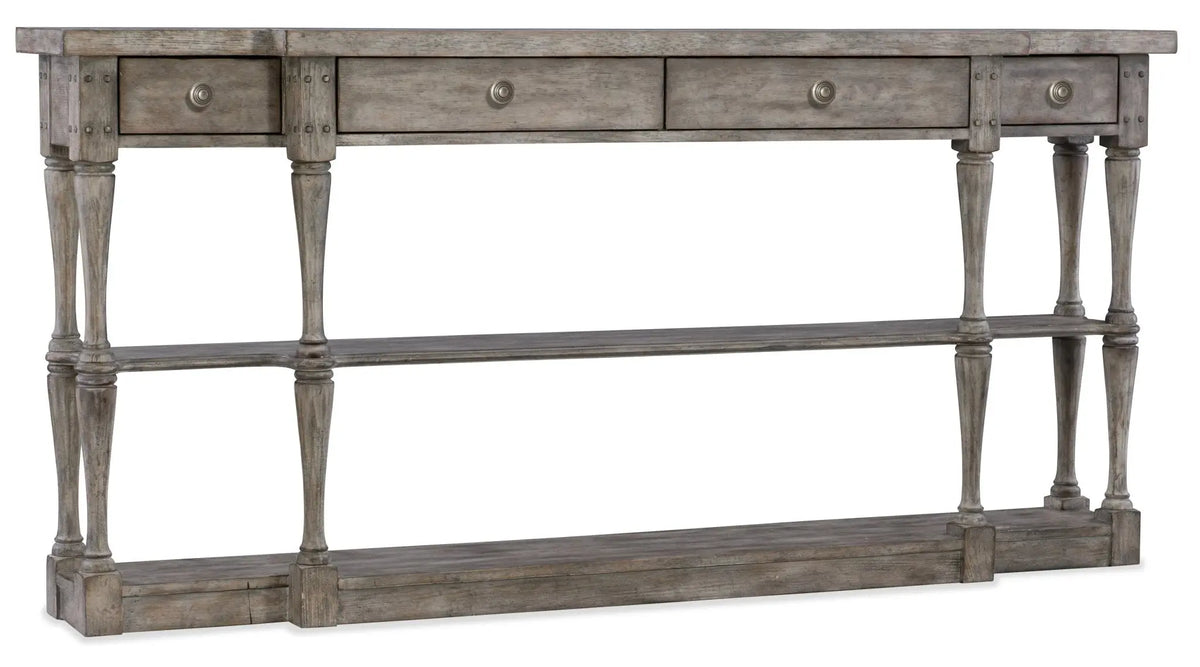 Sanctuary Four-Drawer Console Consoles & Sideboards| Hooker