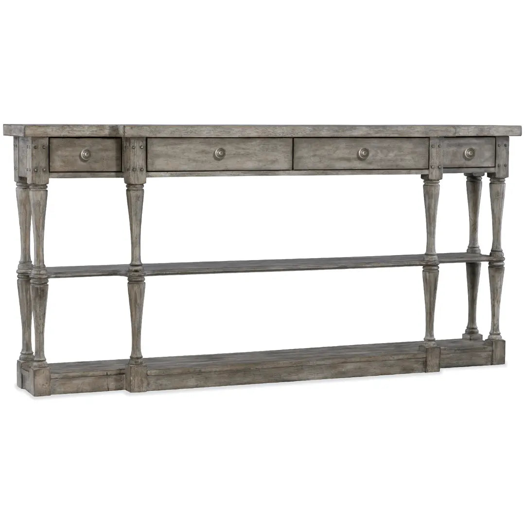 Sanctuary Four-Drawer Console Consoles & Sideboards| Hooker
