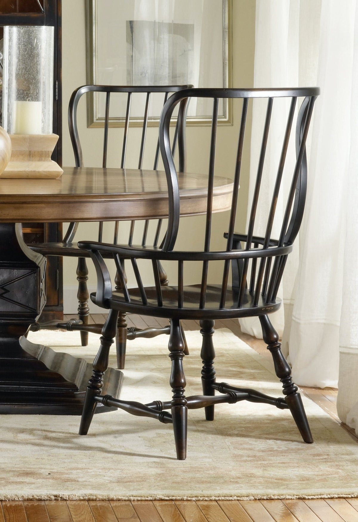 Sanctuary Spindle Arm Chair - 2 per carton/price ea Chairs| Hooker