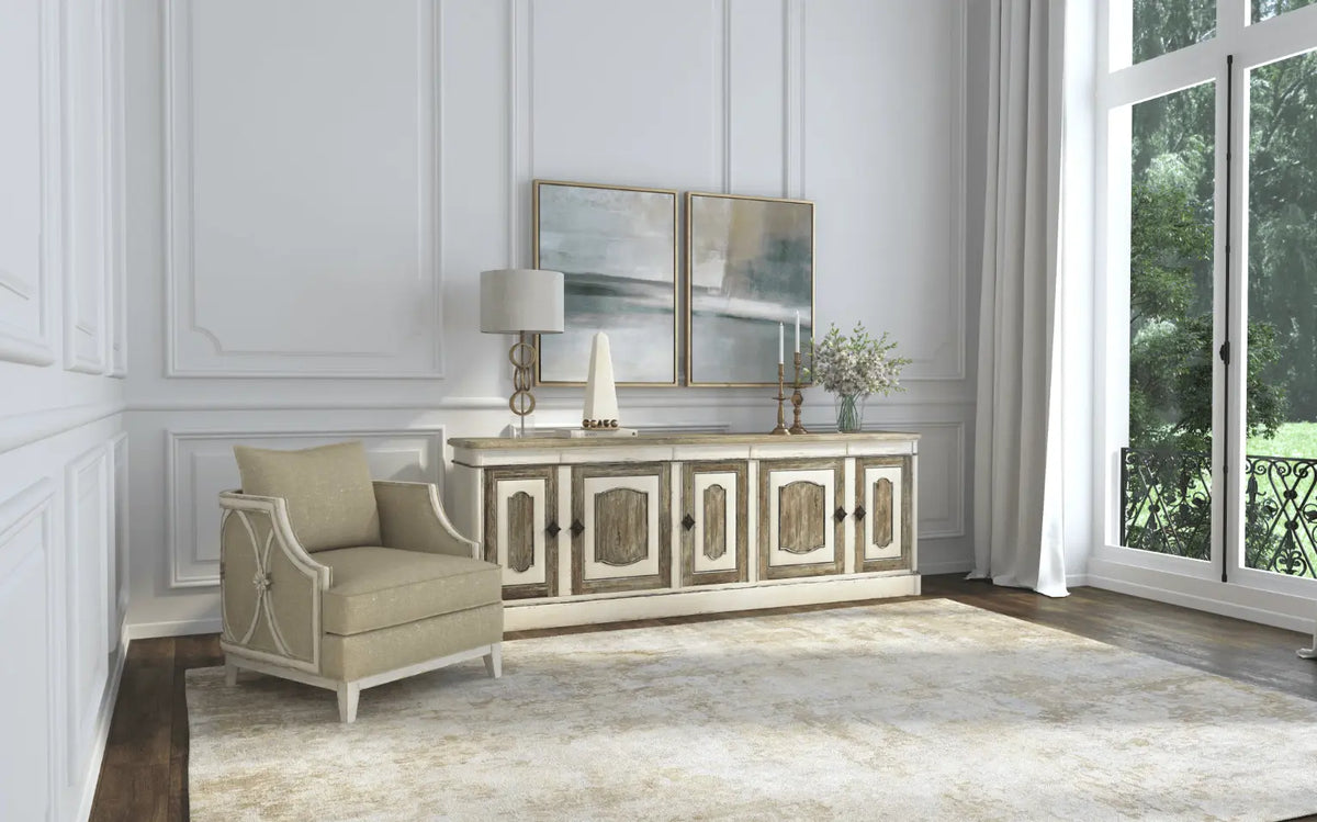 Sanctuary Tres Grand Buffet Cabinets & Chests| Hooker