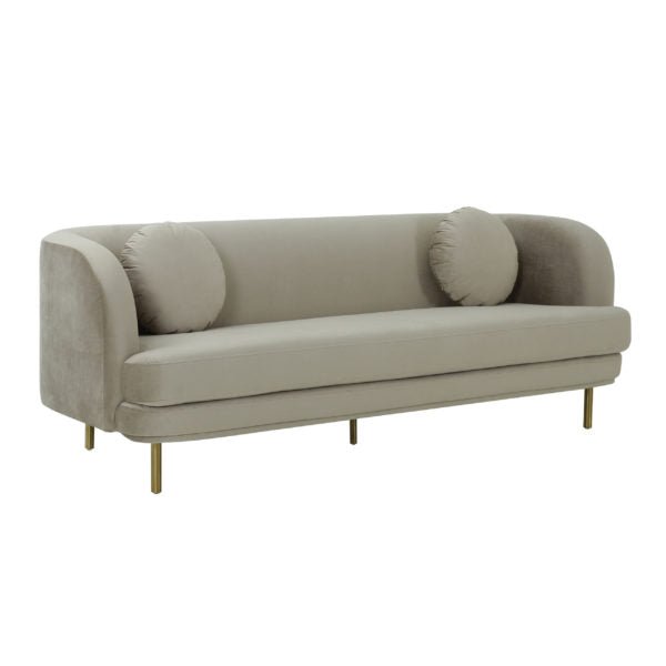 Sariah Alabaster Velvet Sofa Sofas & Loveseats| TOV