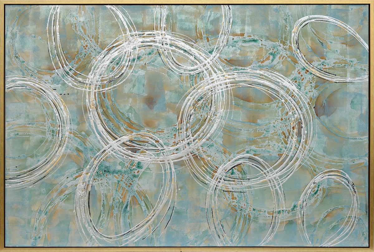 Sea Bubbles Handmade Oil Painting Wall Art| Crestview