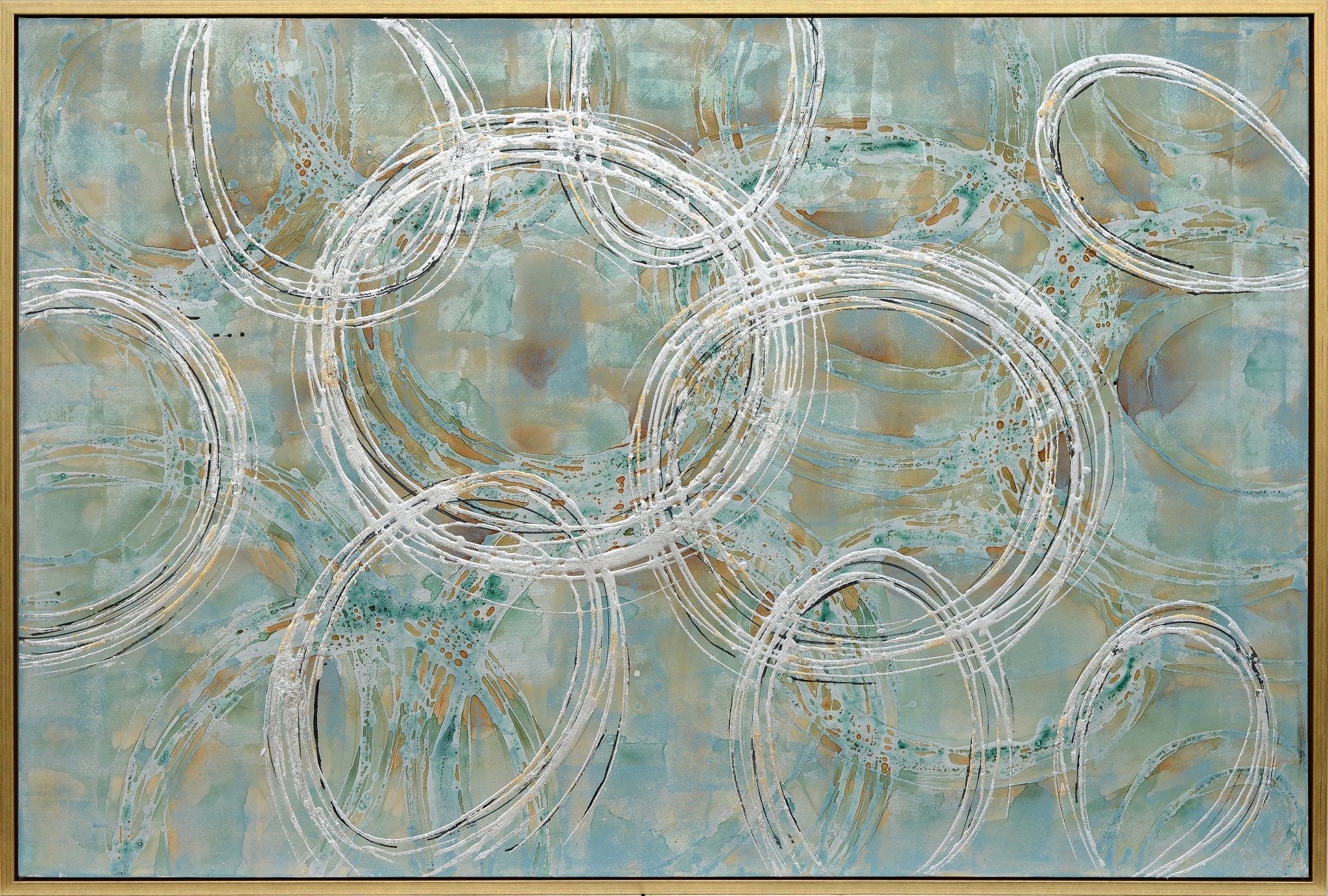 Sea Bubbles Handmade Oil Painting Wall Art| Crestview