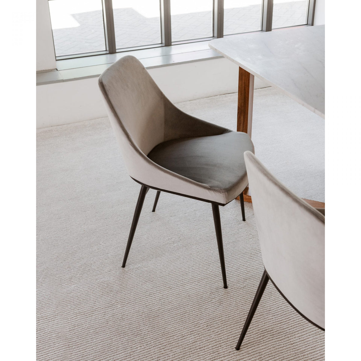 Sedona Dining Chair Grey-M2 Dining Chairs| Moe's Home