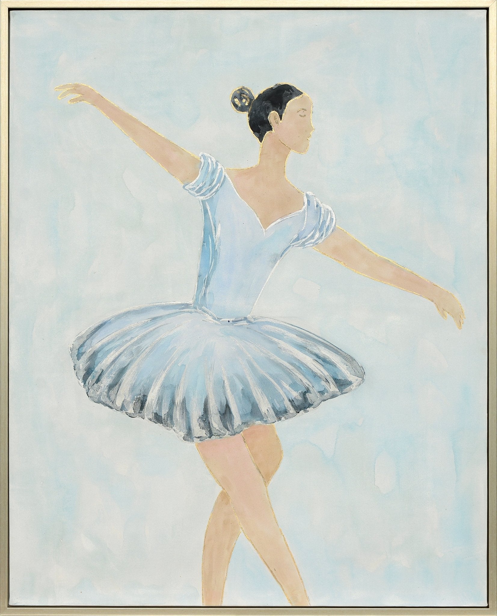 Seeta Ballerina Wall Painting Wall Art| Crestview