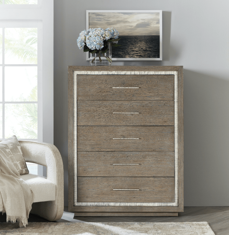 Serenity Five Drawer Chest Cabinets & Chests| Hooker