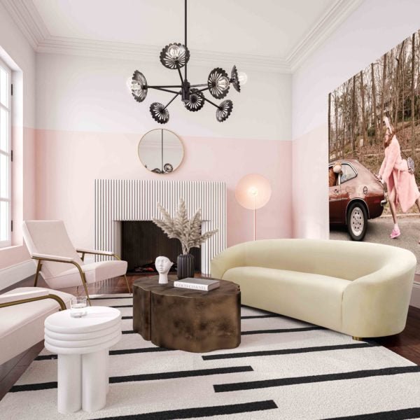 Serenity Oat Velvet Sofa Sofas & Loveseats| TOV