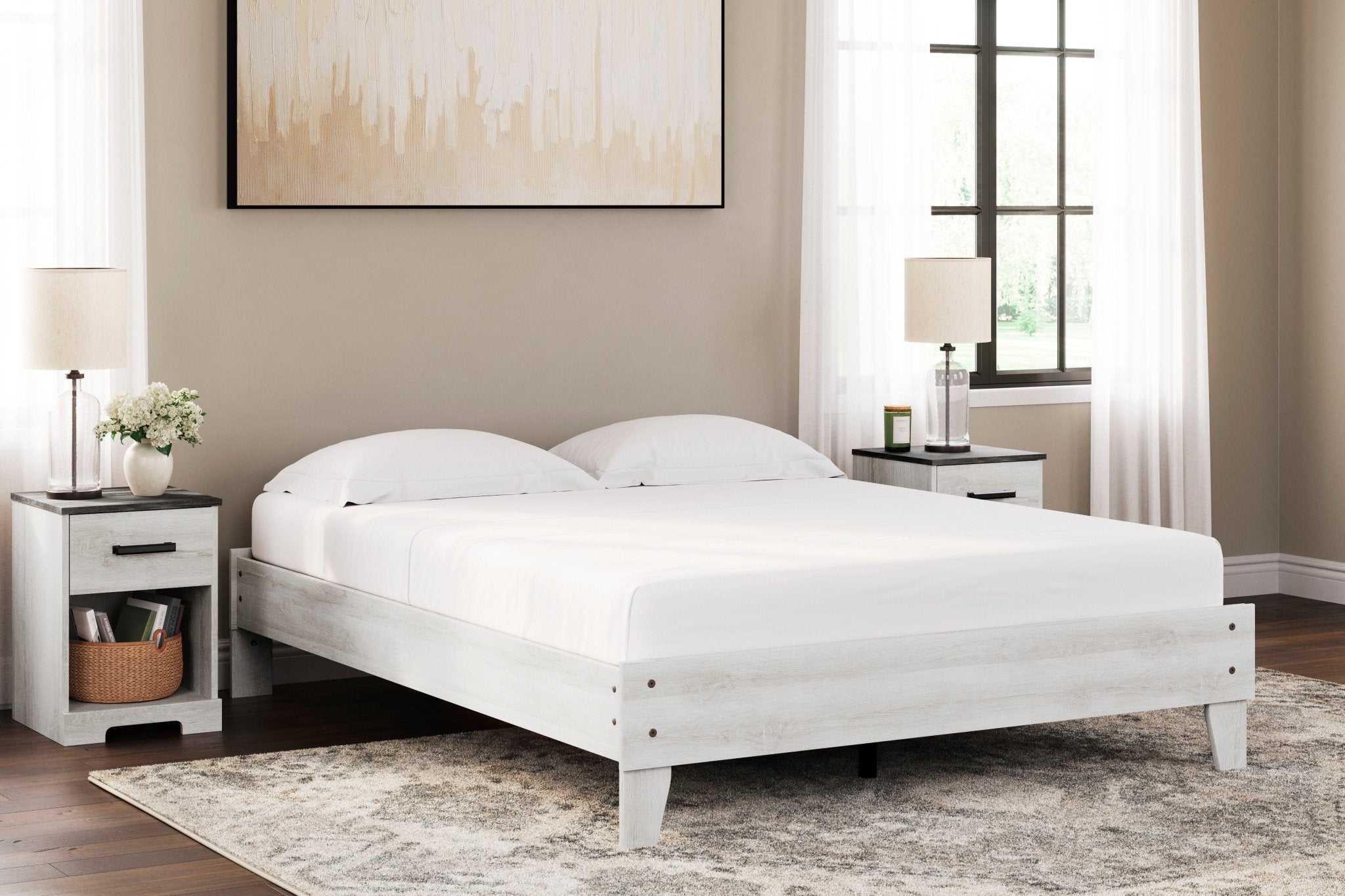 Shawburn Queen Platform Bed Beds| Ashley Homestore