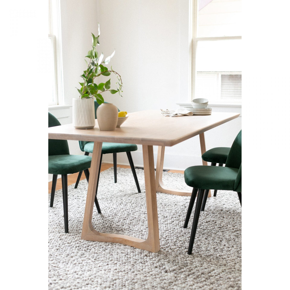 Silas Dining Table Oak Counter Tables| Moe's Home