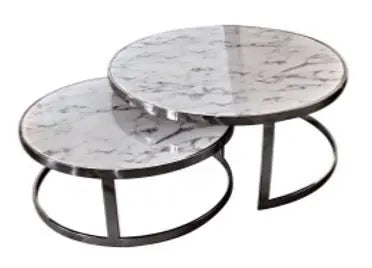 Silver Marble Coffee Table Coffee Tables| Roots Furniture