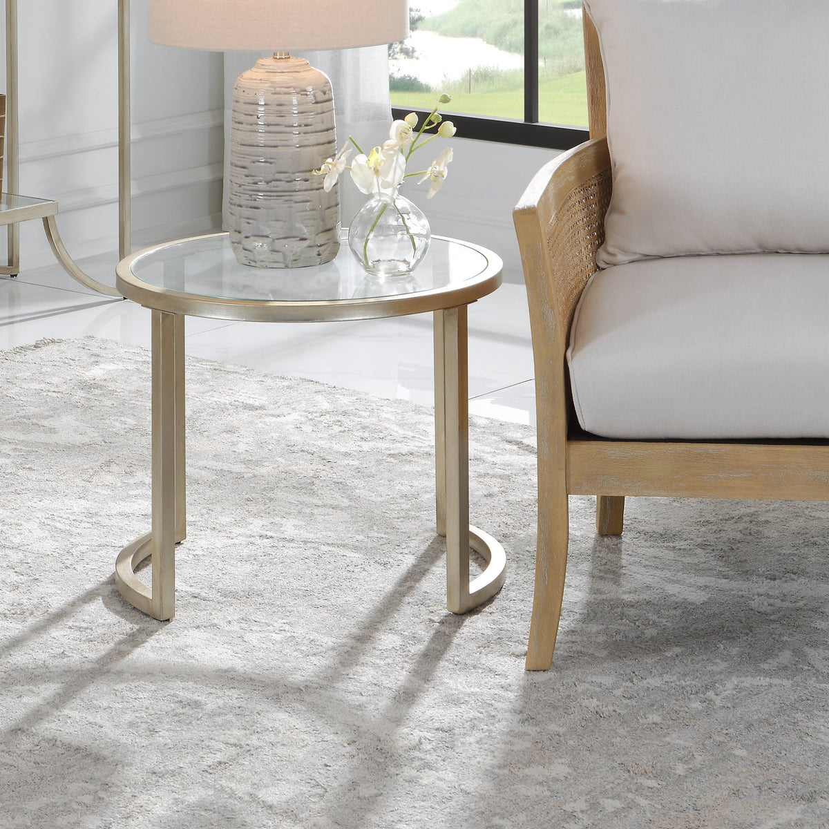 Silver Rhea End Table End Tables| Uttermost