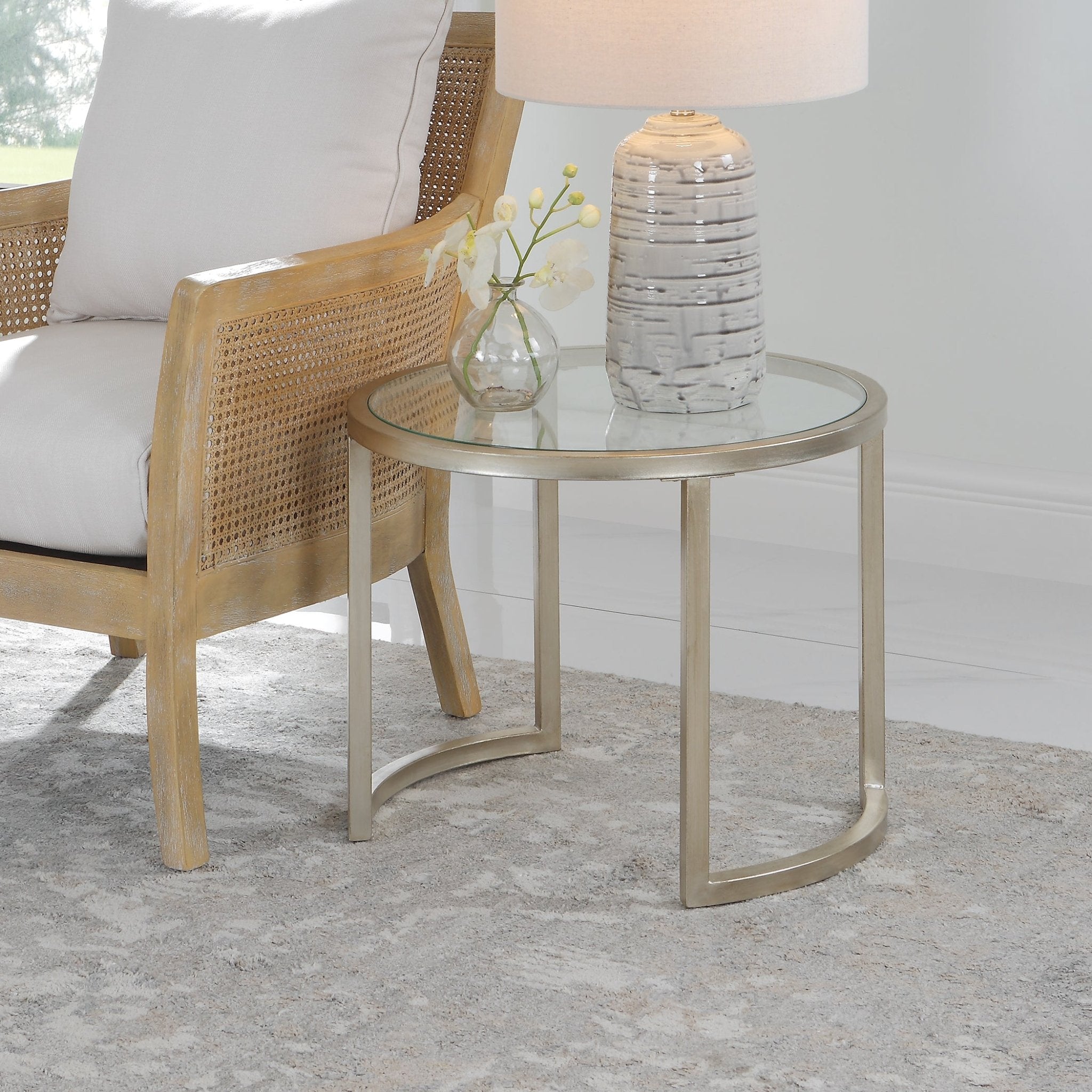 Silver Rhea End Table End Tables| Uttermost