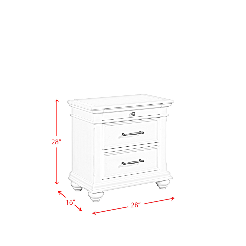 Slater Grey Nightstand Nightstands| Roots Furniture