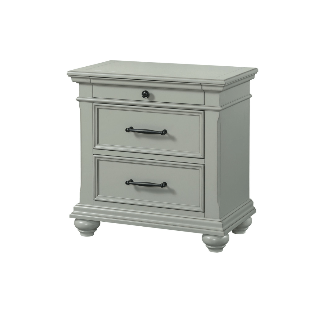 Slater Grey Nightstand Nightstands| Roots Furniture