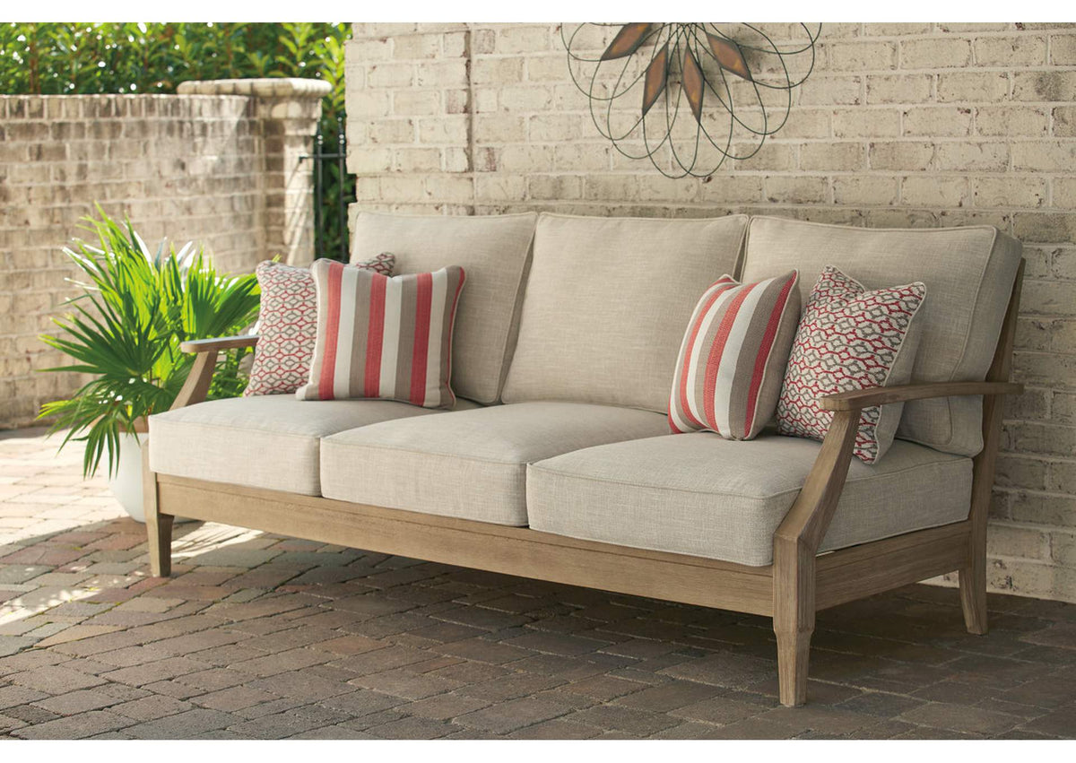 SOFA WITH CUSHION Outdoor Loveseats & Sofas| Ashley Homestore