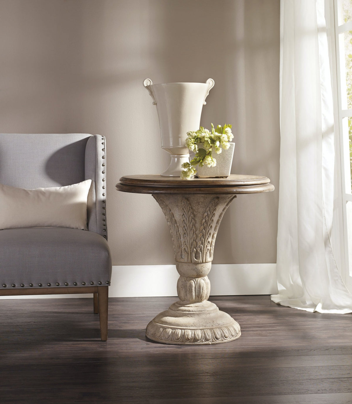 Solana Round Accent Table Accent & End Tables| Hooker