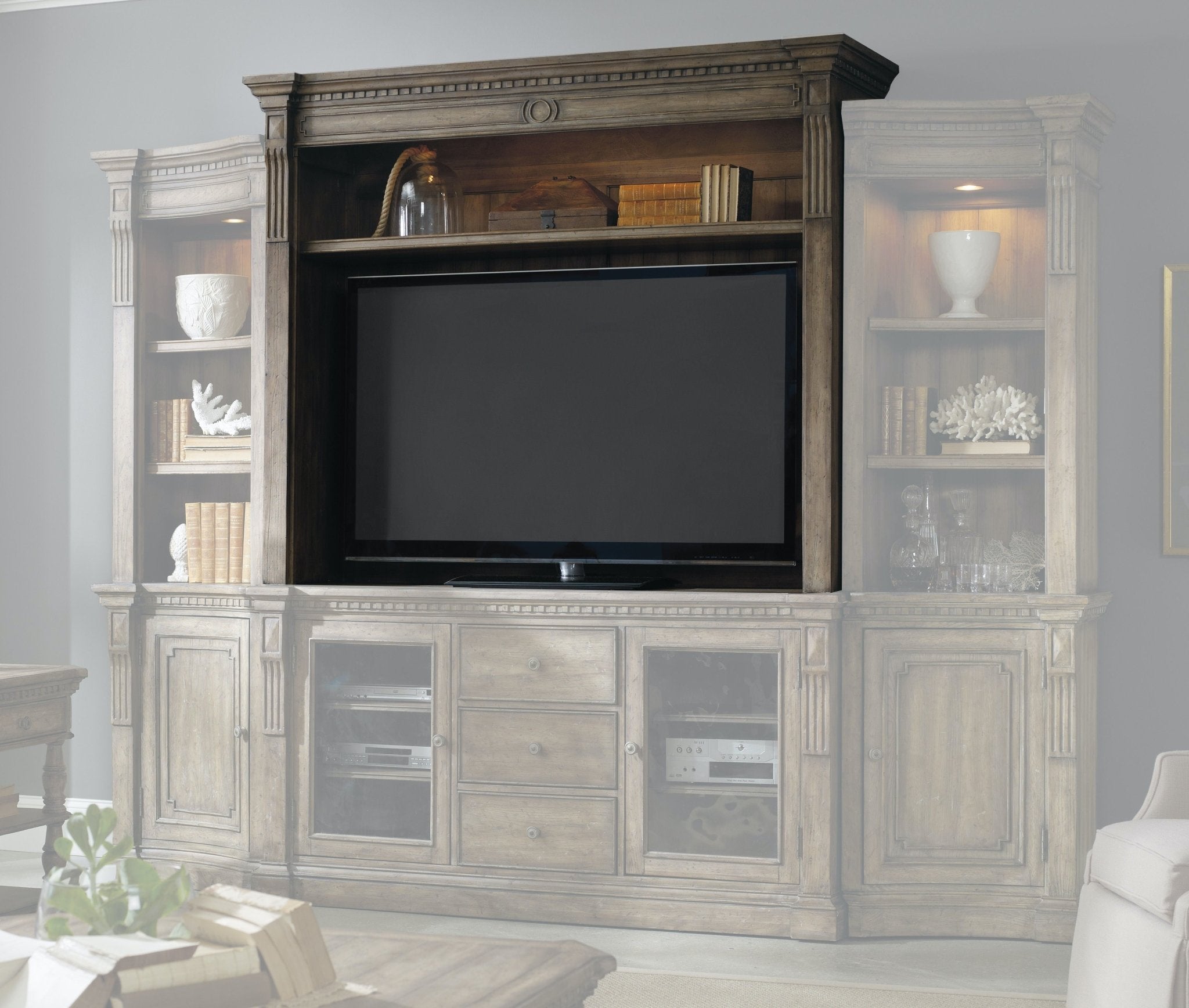 Sorella Entertainment Console Hutch Consoles & Sideboards| Hooker