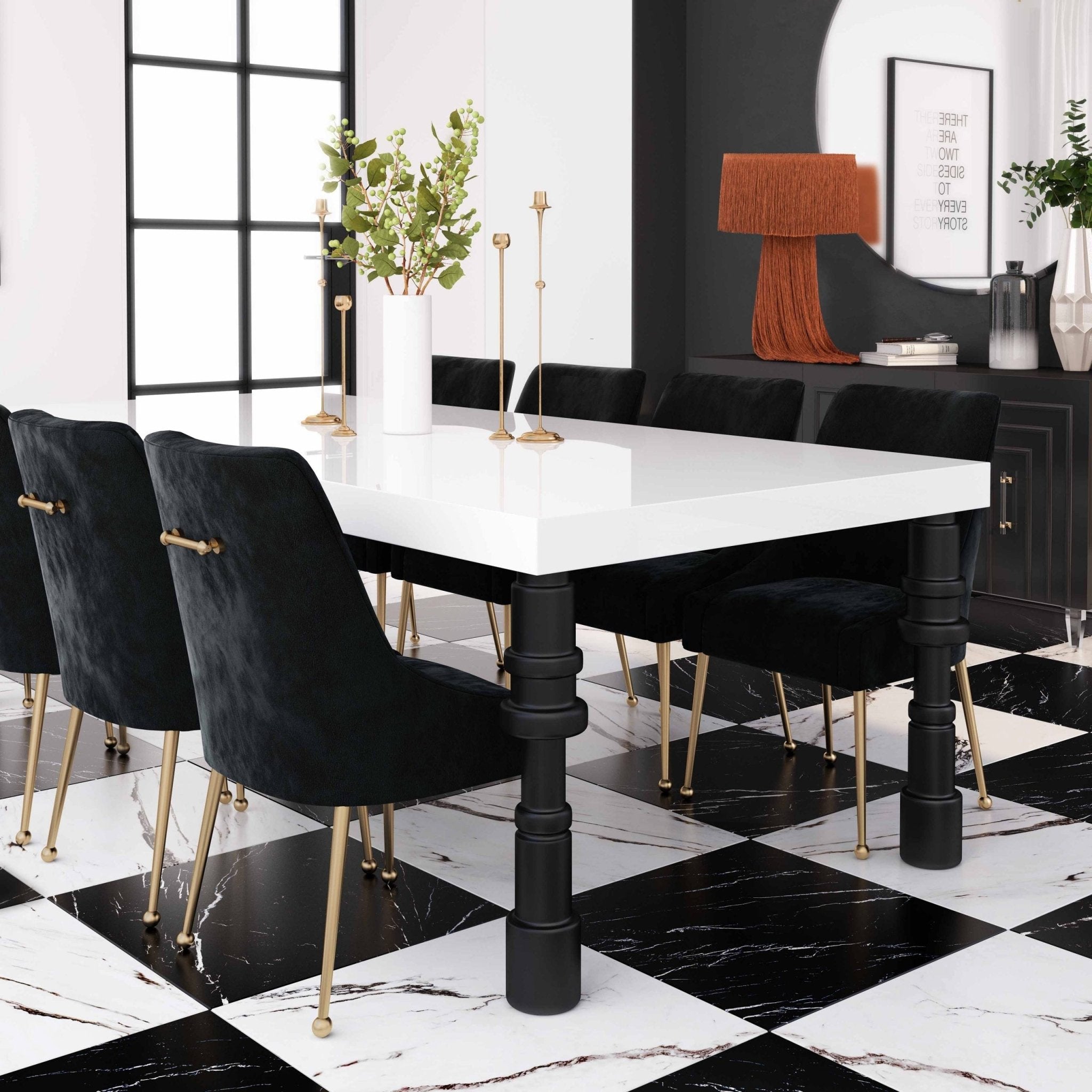 Spindle Dining Table Dining Tables| TOV