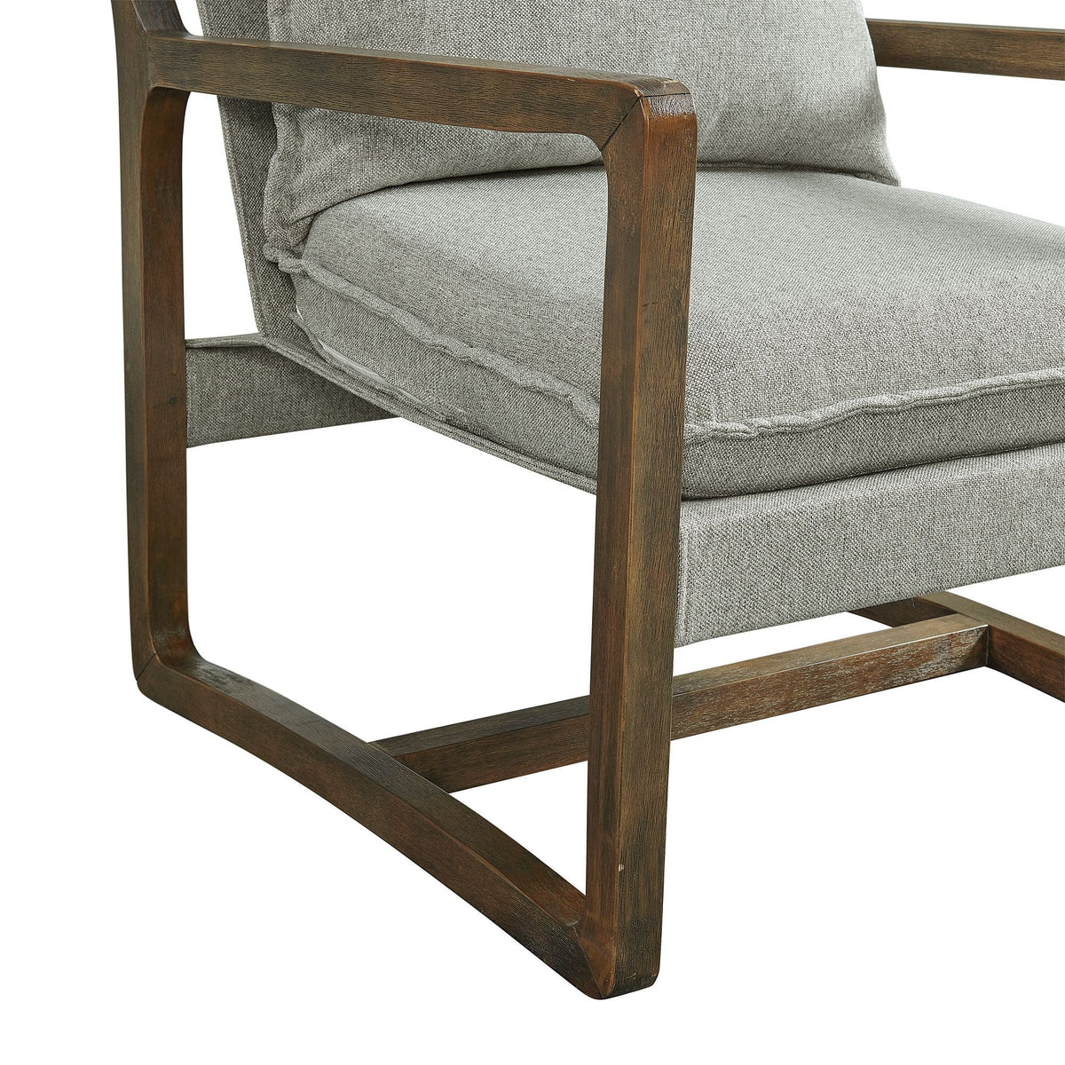 Spitfire Wood Trim Chair In Mekinney Charcoal Chairs| Roots Furniture