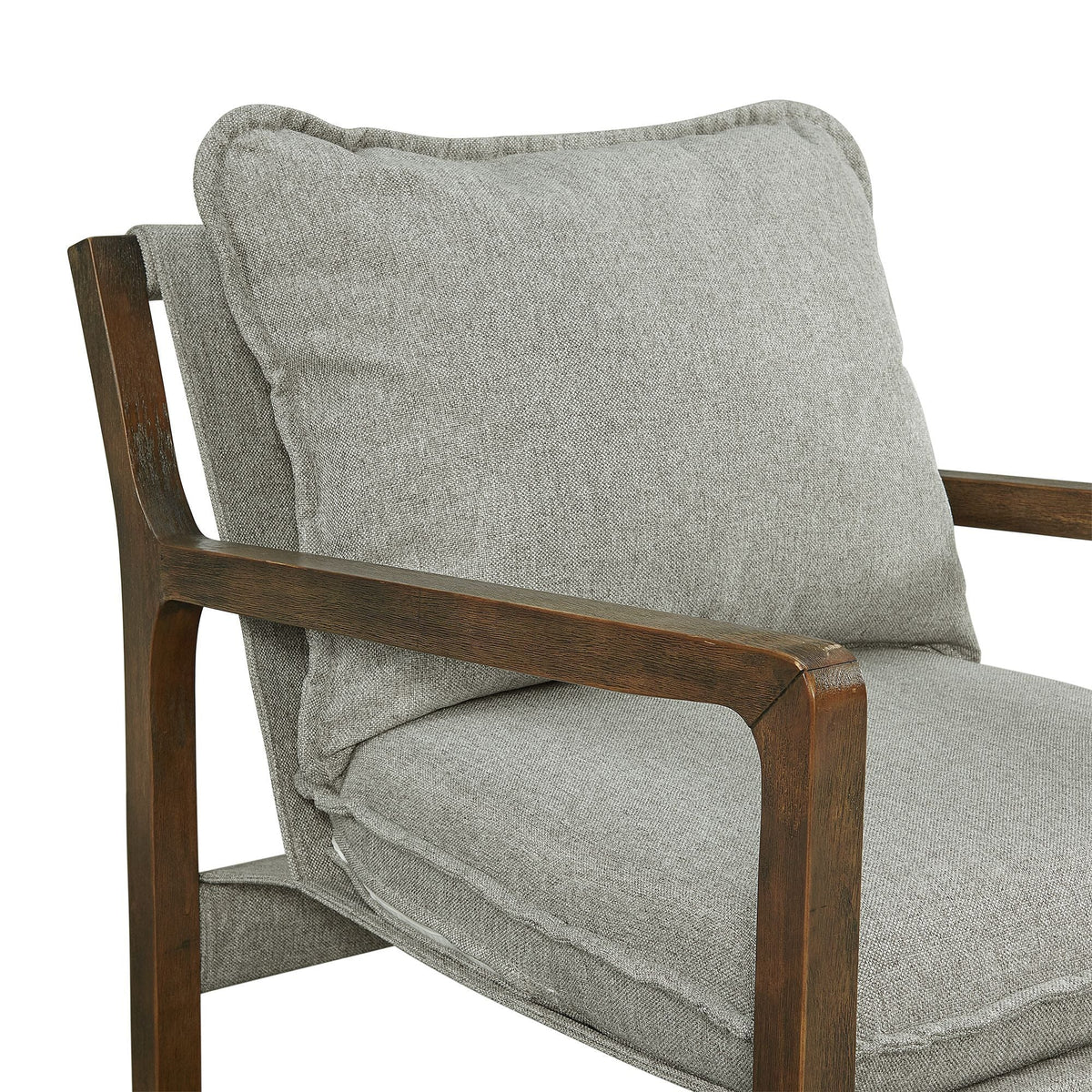 Spitfire Wood Trim Chair In Mekinney Charcoal Chairs| Roots Furniture
