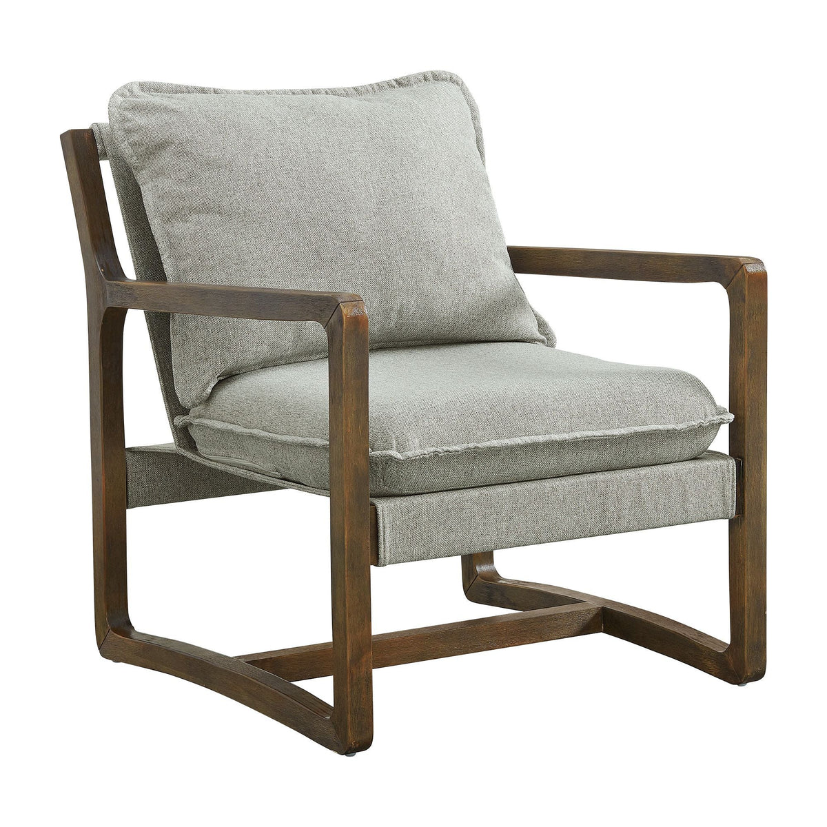 Spitfire Wood Trim Chair In Mekinney Charcoal Chairs| Roots Furniture